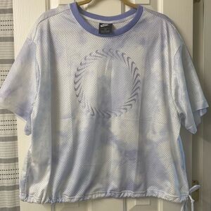 Nike Icon Clash Mesh Active Sportswear Tie-Dye Top Size 1X